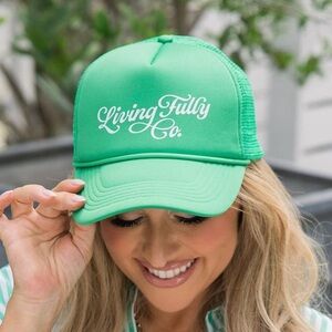 ISO Green living fully co trucker hat